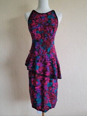 PG Collections | 80s Vintage Floral Party Dress